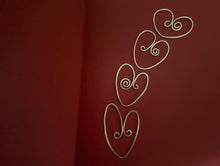 Load image into Gallery viewer, heart book clip/jewelry series