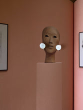 Load image into Gallery viewer, spiral hook earrings in fine silver