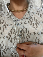 Load image into Gallery viewer, hand coiled brass neck piece