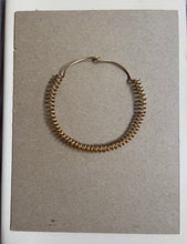 Load image into Gallery viewer, hand coiled brass neck piece