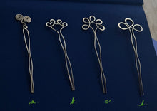 Load image into Gallery viewer, brass hair pin series