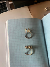Load image into Gallery viewer, brass coil rings series 2