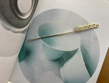 Load image into Gallery viewer, hand forged brass tea stick