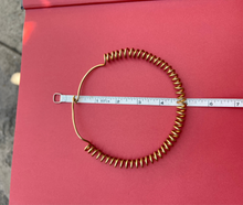 Load image into Gallery viewer, hand coiled brass neck piece