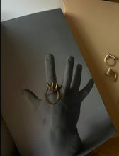 Load image into Gallery viewer, brass coil rings series 2